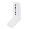 Skarpety Dr. Martens SOCKS  VERTICAL LOGO Organic Cotton Blend White AD075100